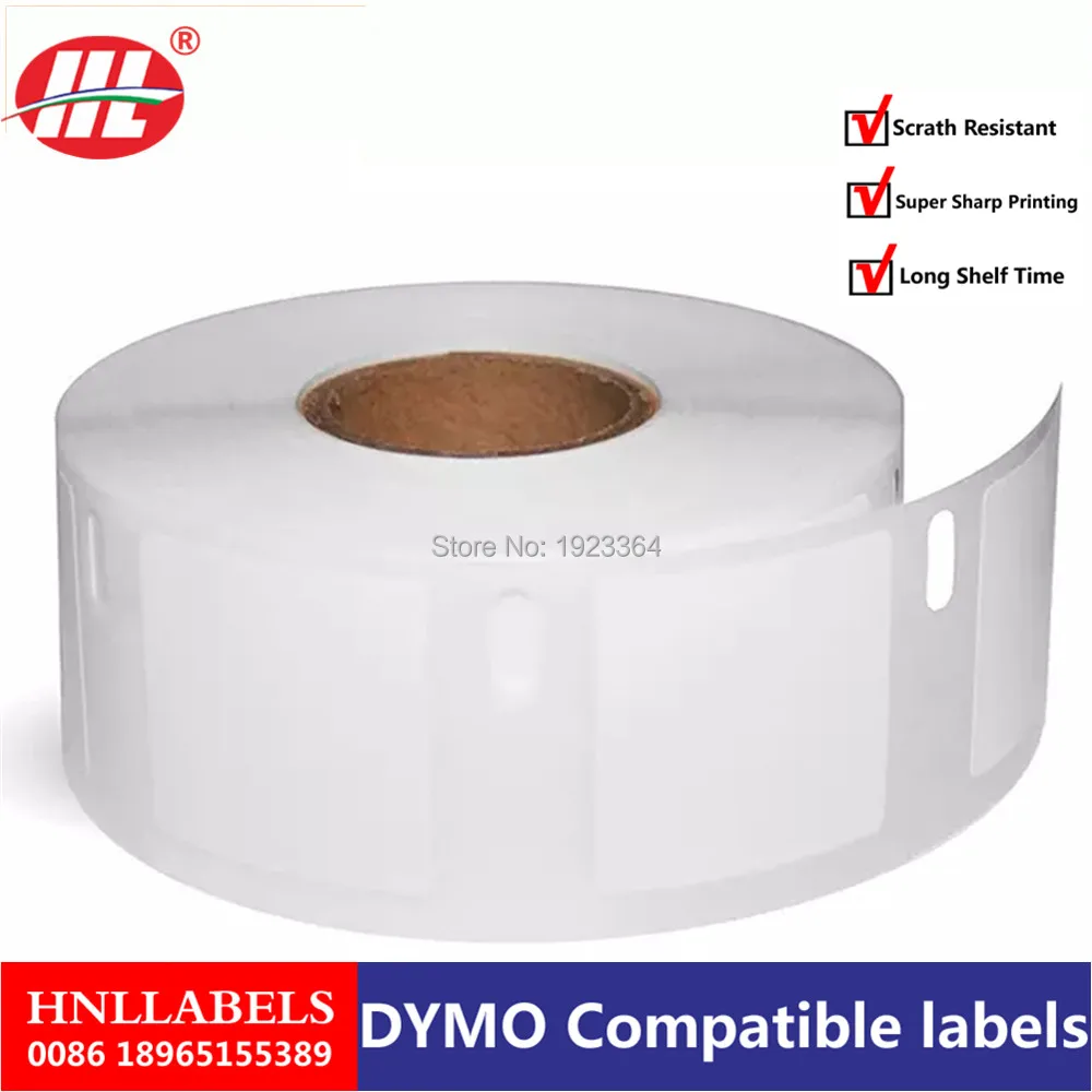 1 шт самоклеящиеся адресные этикетки DYMO 30252 LabelWriter 1/8 на 3 1/2 дюйма белый рулон