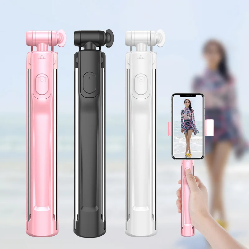 Portable Stretchable Mobile Phone Selfie Stick Holder Tripod Camera With A Wireless Bluetooth Remote Self-Timer | Электроника
