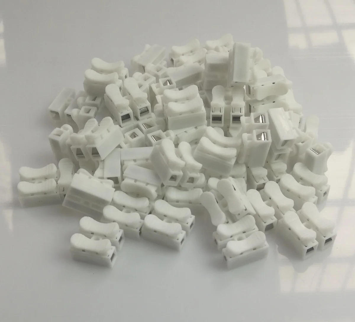 120pcs электрическая 2 контактный кабель Разъемы CH2 быстрый фиксатор соединения