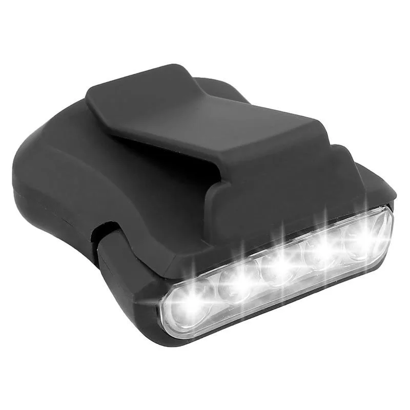 5 LED бейсбольная кепка для ночного велоспорта пешего туризма ремонта автомобиля
