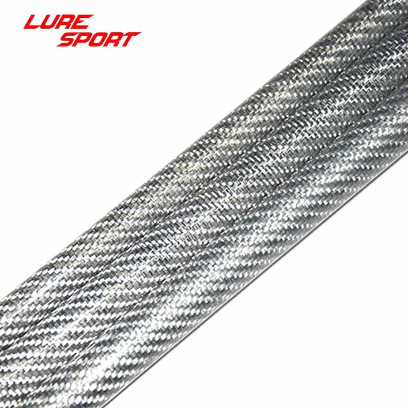 LureSport Серебряная плетеная углеродная трубка для удилища Строительные Компоненты