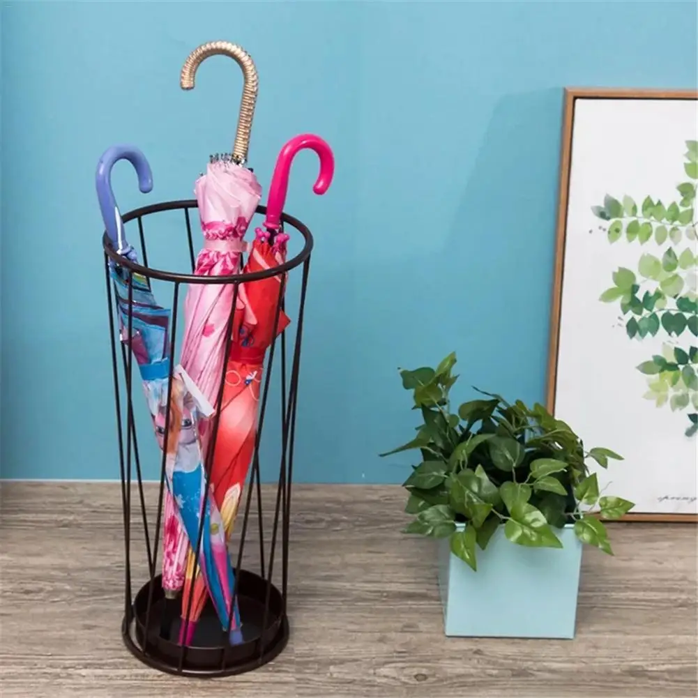 Большая емкость держатель для хранения зонта прочная корзина слив может стойка