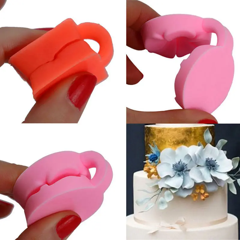 Розовый Удобный домашний самодельный торт милый DIY 3D цветок розы помадка шоколад