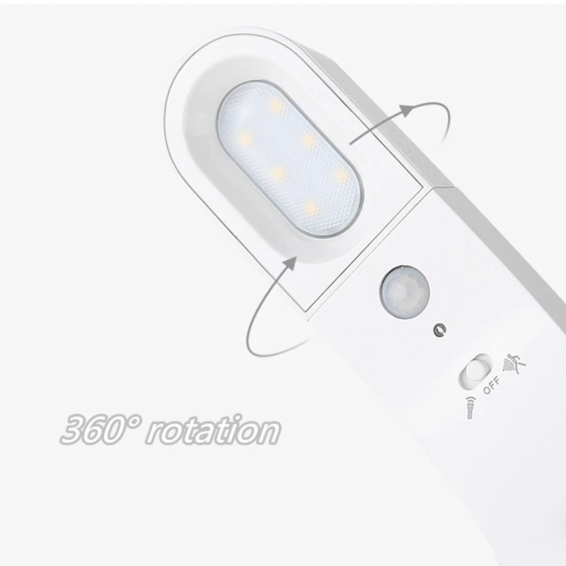 Portable Modern Led Wall Lamps Usb Charging Bedside Lamp Night Light Motion Sensor Human Body Induction Emergency Flashlig |