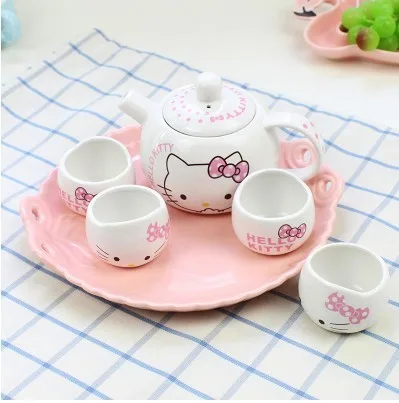 Hello kitty Jindezhen мультяшный керамический s чайный горшок превосходит восхитительный