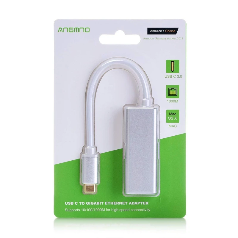 Usb C к Rj45 3 1 type-C/Thunderbolt Gigabit Ethernet cетевой адаптер LAN для 2017 Macbook iMac Pro |
