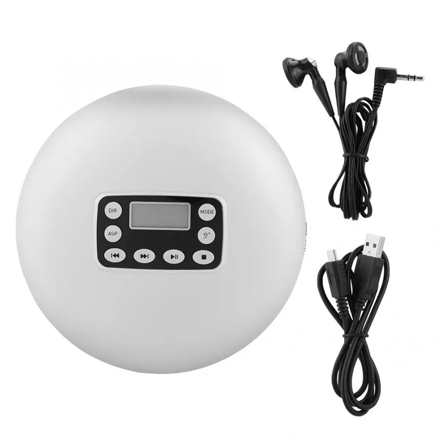 CD711 мини портативный CD музыкальный плеер R / RW MP3 стерео с наушниками Cd