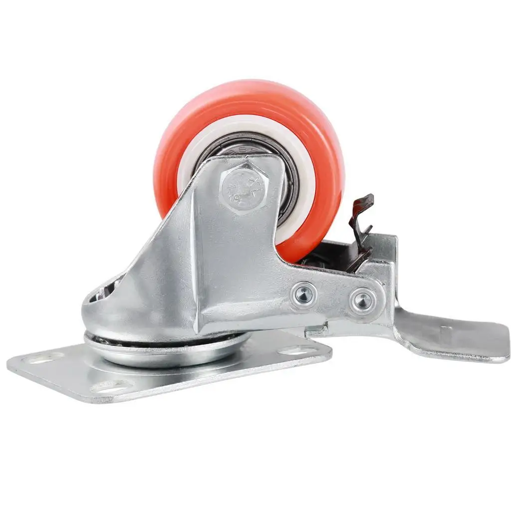 1.5 Inch Chair Swivel Caster Wheels 4.0cm/ 1.57 inch With Top Plate Office with Lock Kit 4 Pack | Обустройство дома