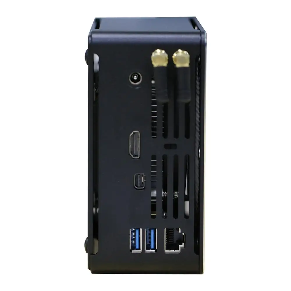 Мини ПК настольный компьютер с Windows 10 Pro/Linux Ubuntu поддержка Intel Core I5 6585R [HUNSN BY01] [4USB3.
