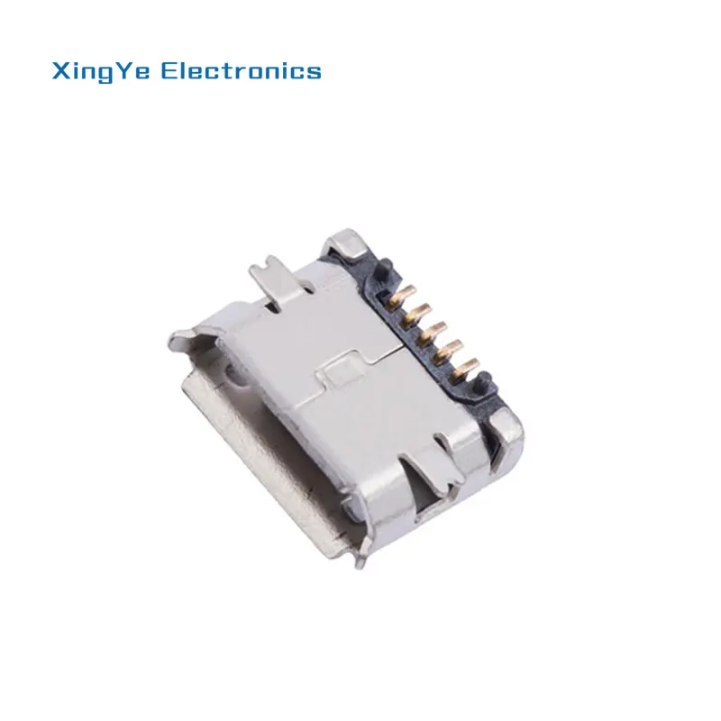 20 шт./лот разъем micro usb 5pin SMD с позиционированием Колонка Женский Разъем для