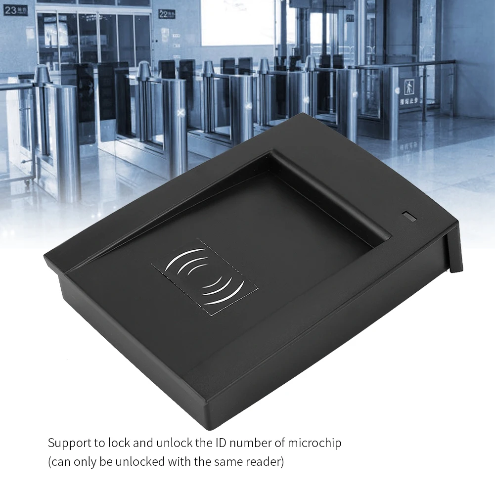 Новое поступление 125-134 2 кГц портативный RFID считыватель писатель со светодиодной