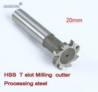20mm 3456810mm petiole 12mm exceed hard alloy high speed steel t groove milling cutter directly handle