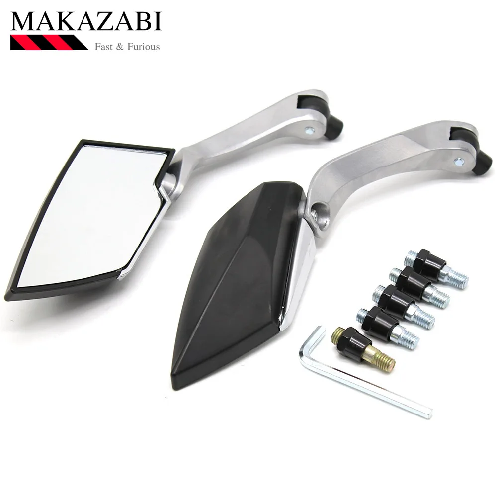 Универсальный мотоцикл зеркало алюминий заднего вида для SUZUKI gsr 250f YAMAHA cygnus zr