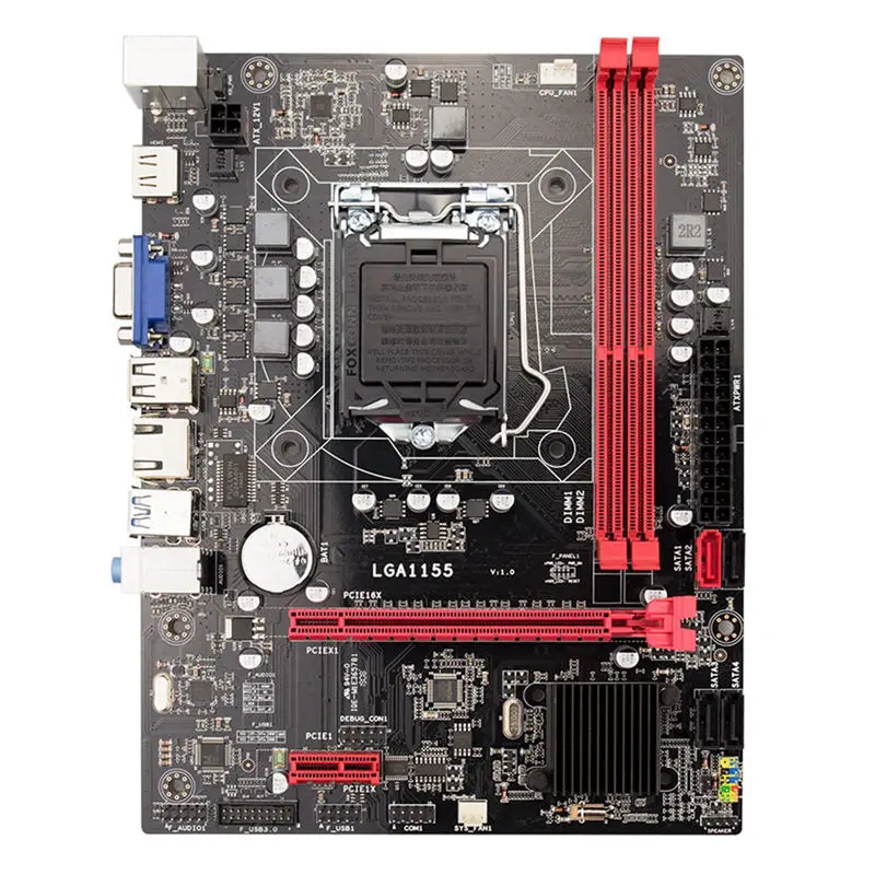 B75 настольная материнская плата Lga1155 для I3 I5 I7 Cpu поддержка памяти Ddr3 I53450/3470 Usb3.0
