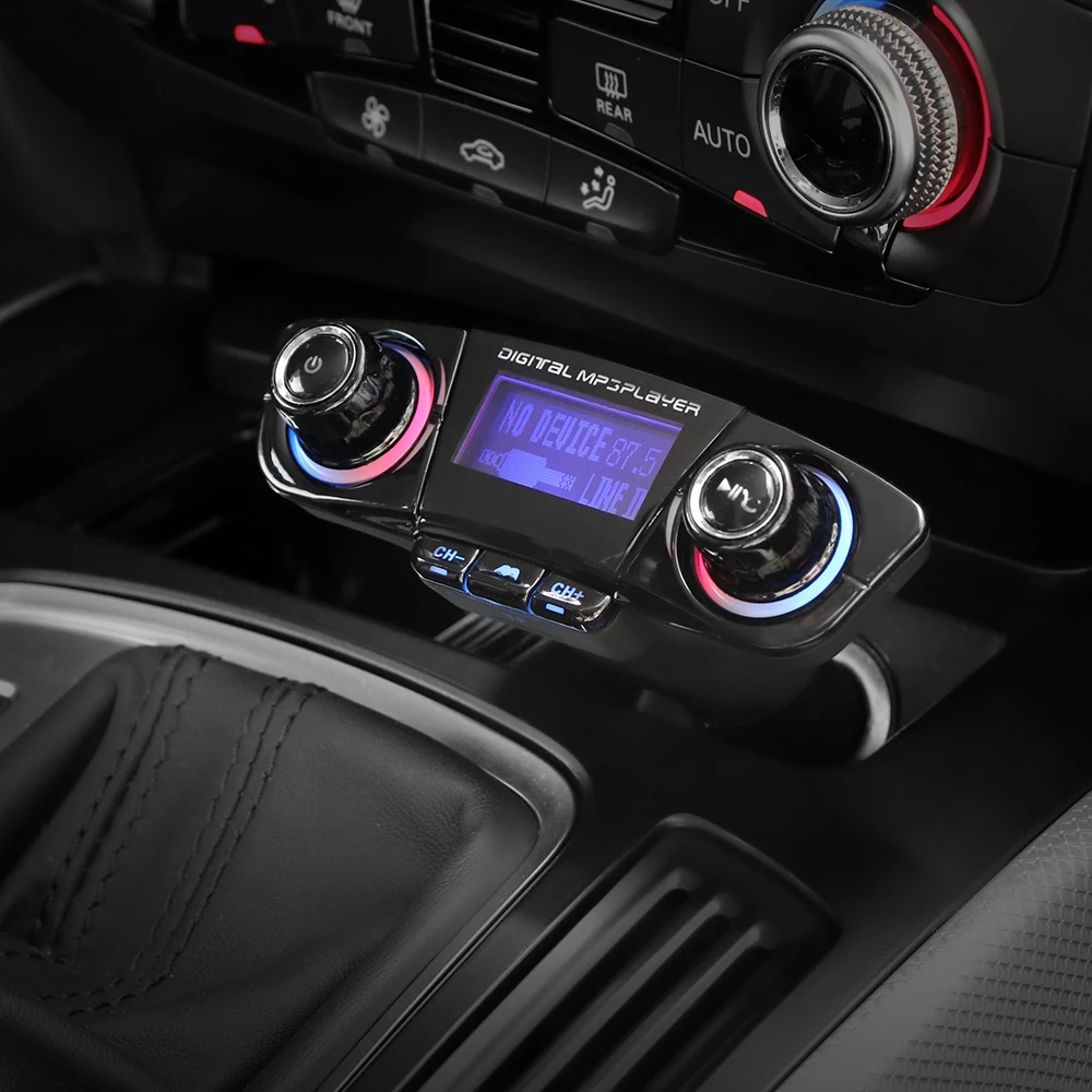 Автомобильный FM передатчик MP3 плеер автомобильный громкой связи Bluetooth стерео