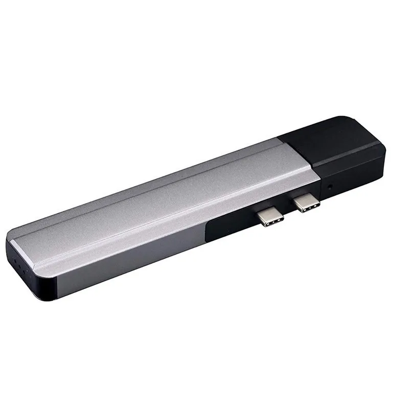 Usb type C концентратор Thunderbolt 3 адаптер к 4 K HDMI гигабитный Ethernet с RJ45 DHMI 2 USB3.0 USB порт