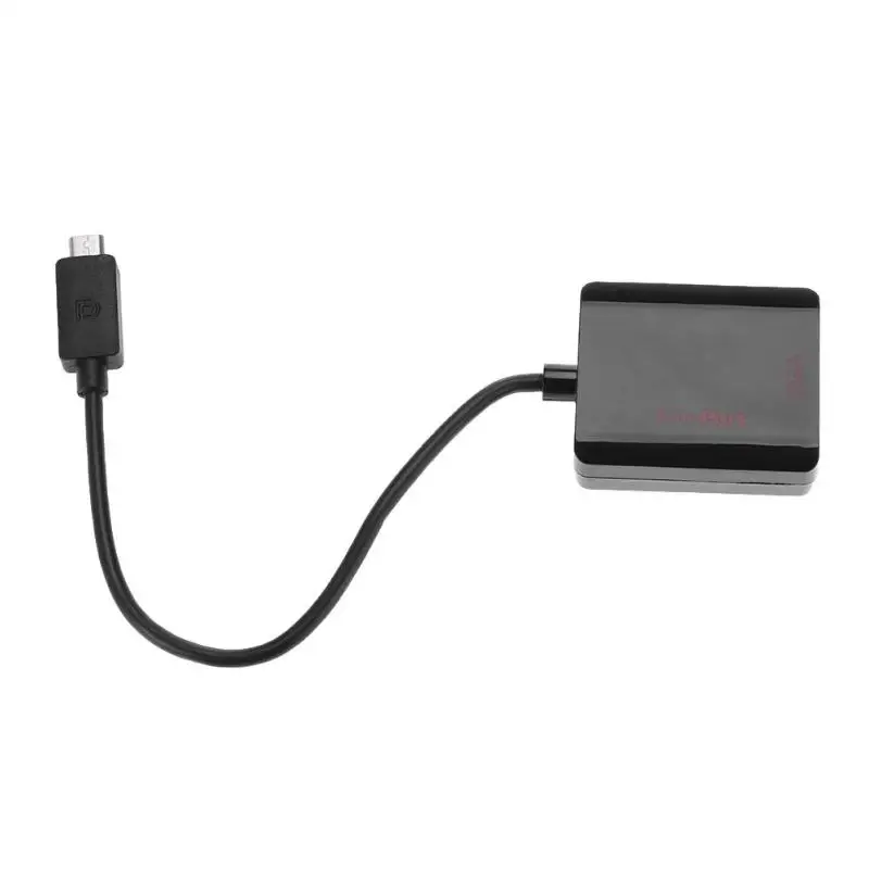 Лидер продаж TTKK USB 2 0 Micro Male Slimport To VGA 15pin Female 1080P адаптер конвертер сплиттер кабель