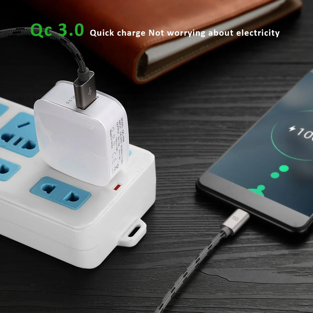 USB зарядное устройство Vogek быстрая зарядка QC 3 0 для телефонов iPhone Samsung Glaxy S9