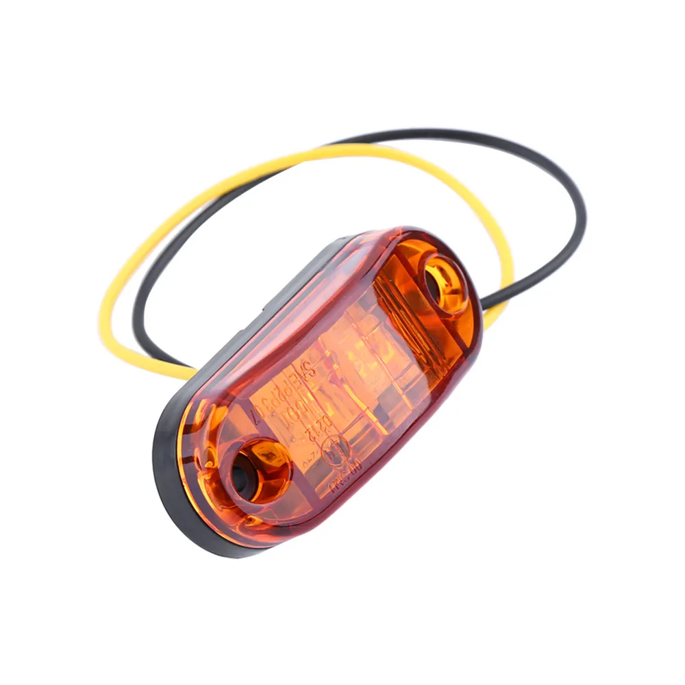 4 шт./компл. 2 LED 12V 24V универсальный авто грузовик прицеп караван Боковой
