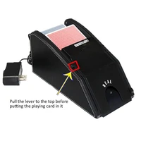 cool automatic card shuffler electronic professional card shuffler 2 in 1 shuffle deal machine battery operated