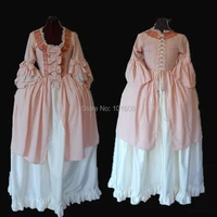 tailoredroyal pink vintage costumes duchess princess civil war 18th rococo marie antoinette dress victorian dresses hl 388