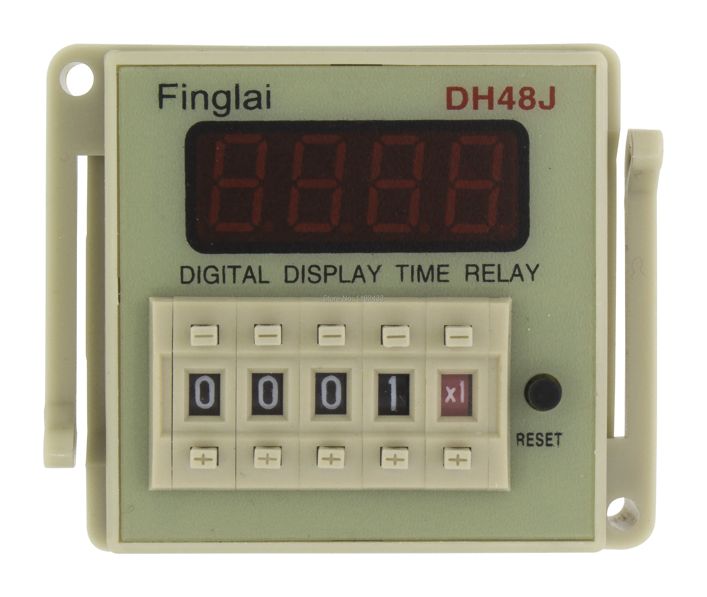 8 контактный сигнал цифровой счетчик реле DH48J серии AC 220V 110V 36V 380V AC/DC 24 240V 12V 24V|relay