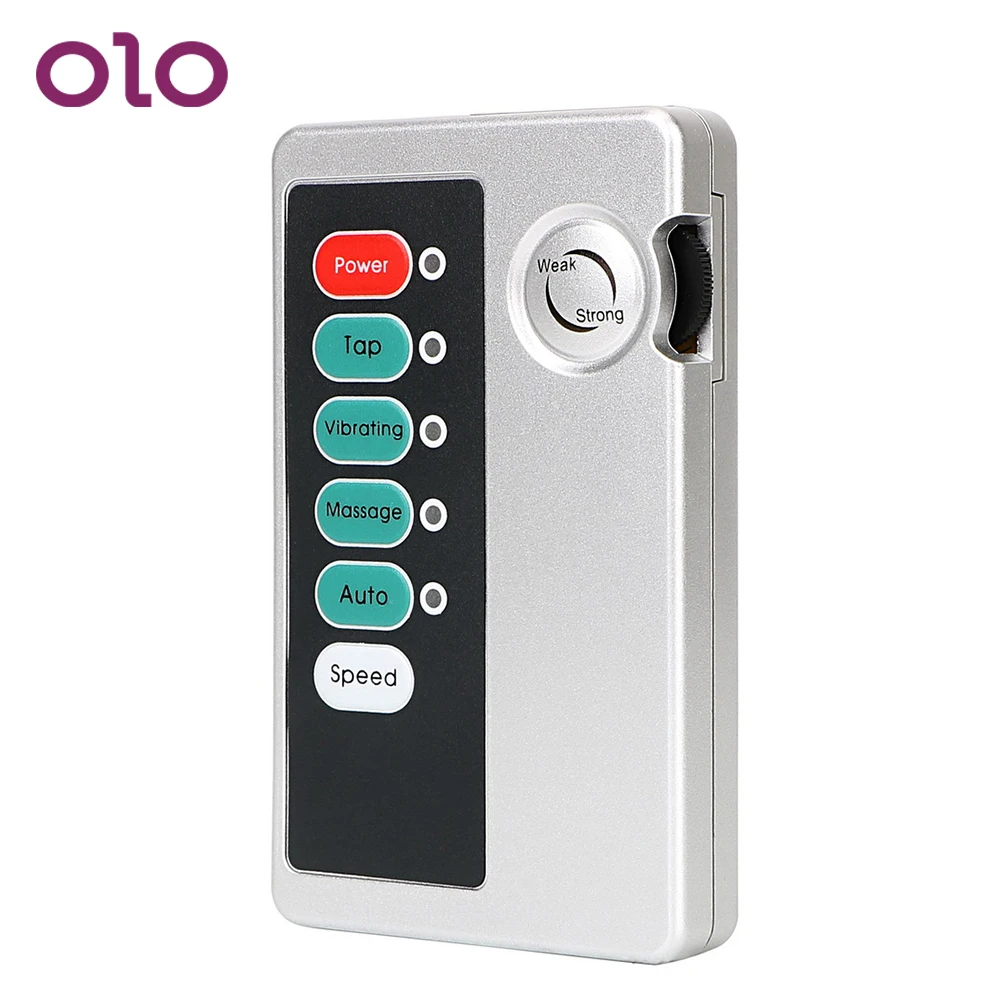 

OLO Electric Shock SM Toys Electric Dual Output Host Pulse Massage Host Therapy Massager Accessory Electro Stimulation Couple