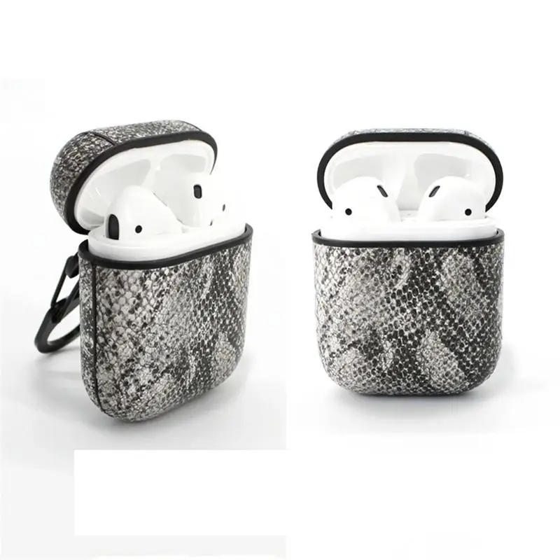 Кожаная Коробка Bluetooth гарнитура чехол для Airpods Apple защитный бизнес Беспроводные