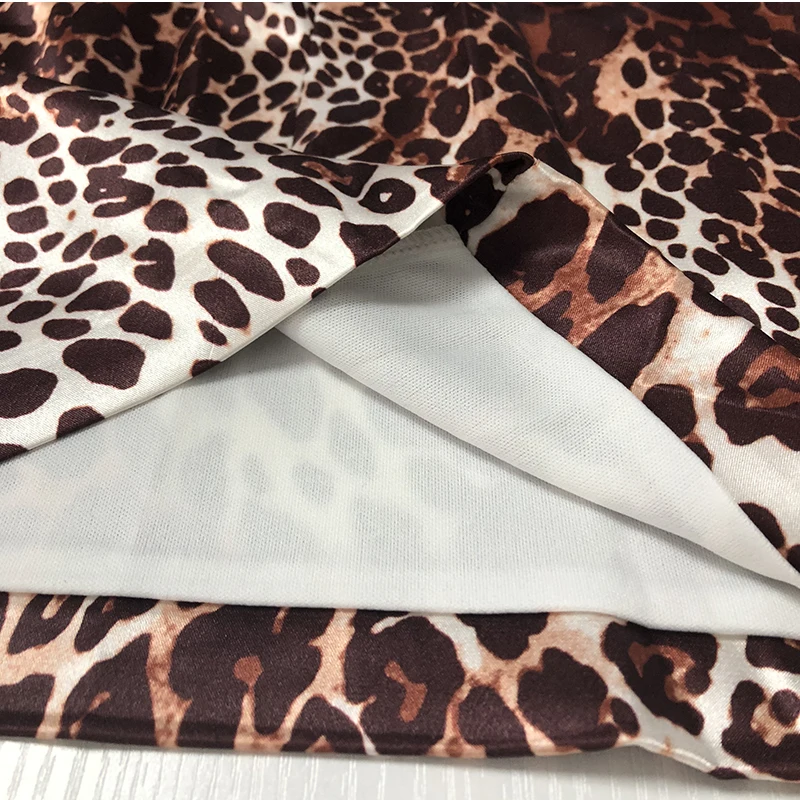 Женское платье с открытой спиной Parthea леопардовое облегающее красного цвета для