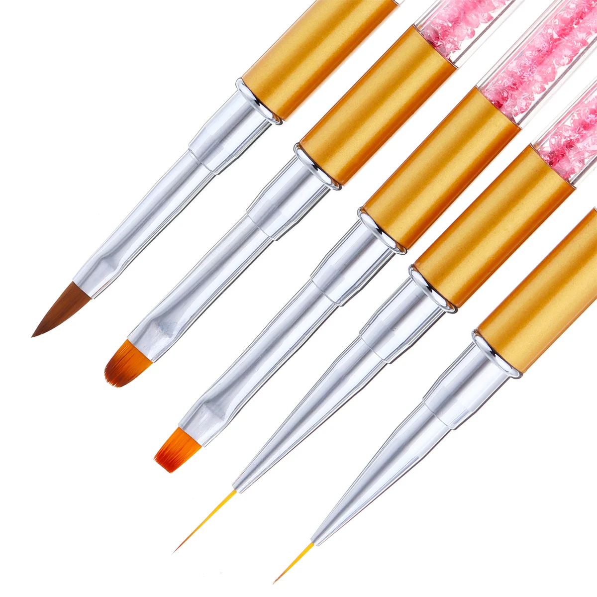 Monja стразы для дизайна ногтей акриловая пудра УФ-гель наращивания кисть