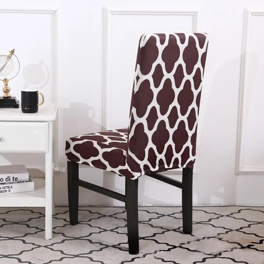 Высокоэластичный геометрический узор чехол для кресла дома отель спандекс