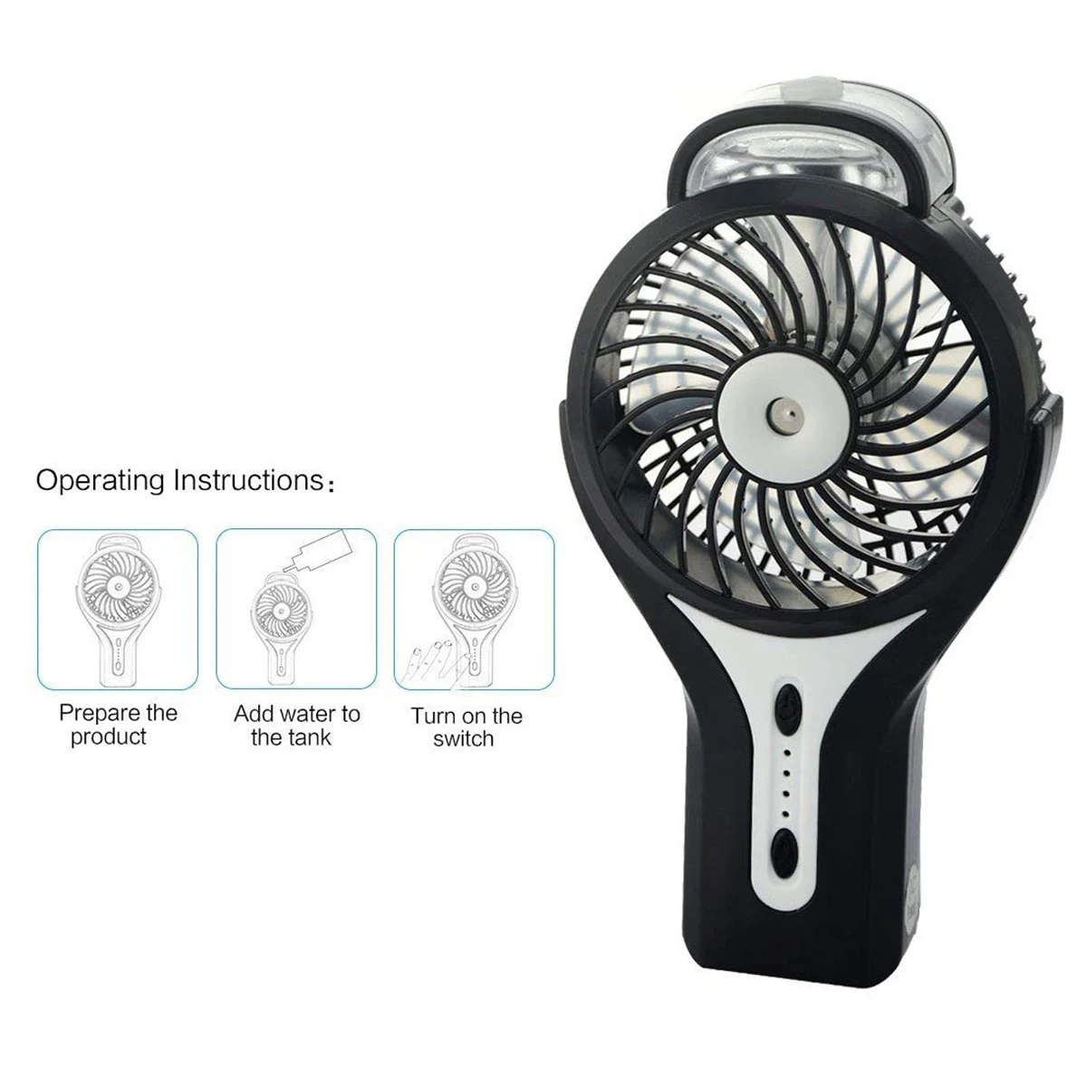 Лидер продаж миниатюрный ручной USB вентилятор для тумана с персональным