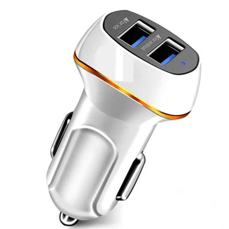 Автомобильное зарядное устройство DC 12 V 24 Dual USB 3.1A адаптер Быстрая зарядка для