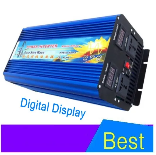 5000 W инвертор с чистым синусом Вт Чистая синусоида Инвертор 24 v 240 60 Гц источник