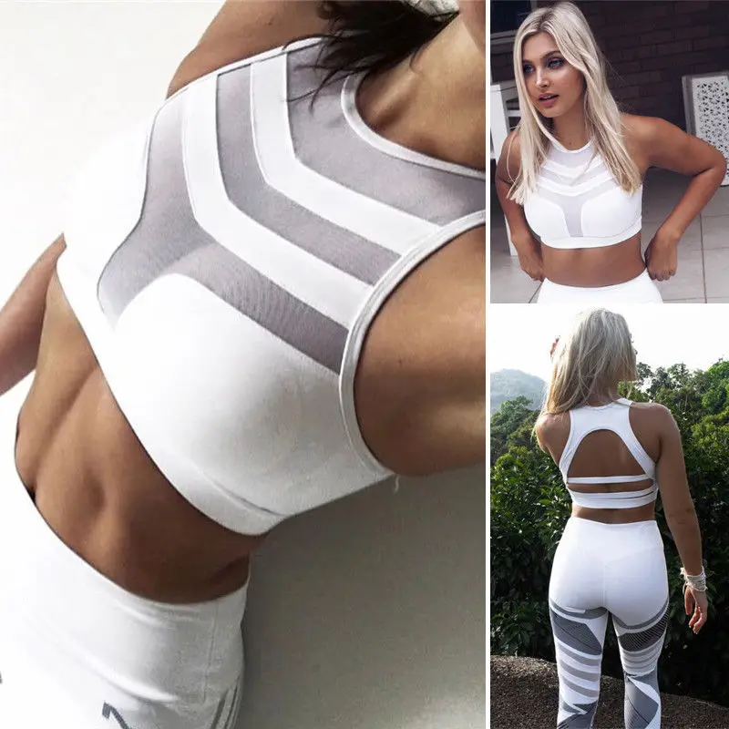 Новое поступление женские спортивные бюстгальтеры Йога Фитнес растяжка