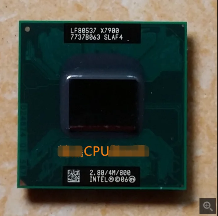 Оригинальный процессор Intel X7900 для ноутбука Core 2 Duo Extreme 4M 80G 800 МГц SLA33 SLAF4 PM965 | Лампы