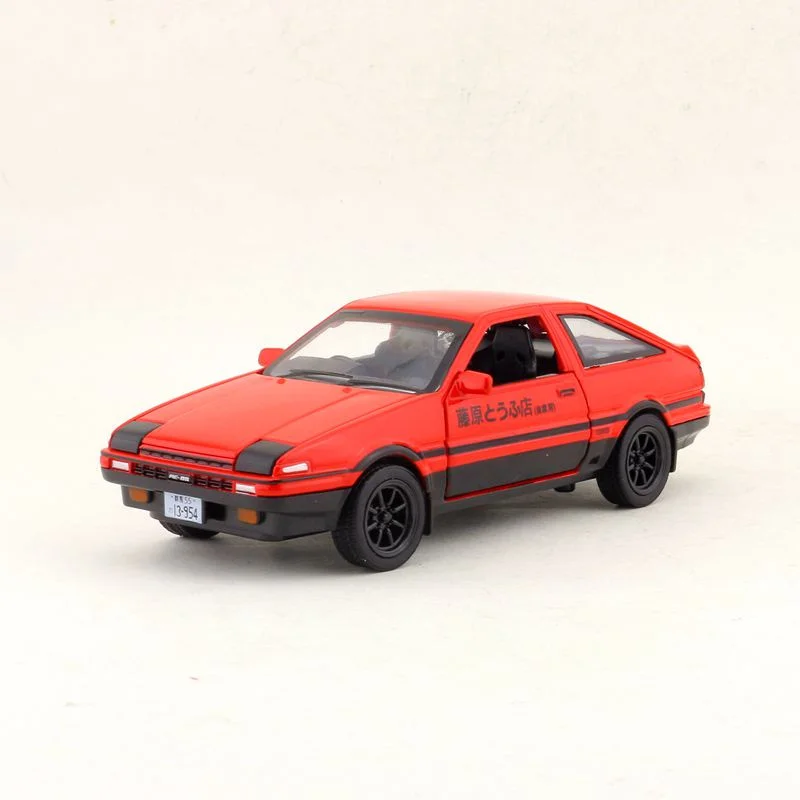1:28 весы Initial D Toyota AE86 игрушка автомобиль литья под давлением модели автомобиля