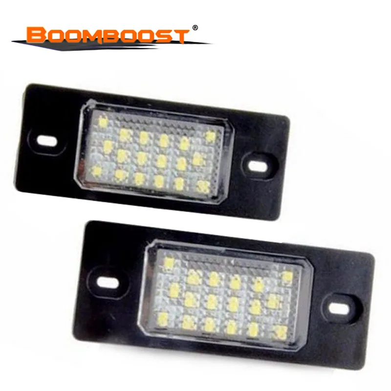 18Leds License Plate Lights Number Light For Porsche Cayenne 2PCS VW Touareg/Passat/Golf 5 5D touring SMD3528 | Автомобили и