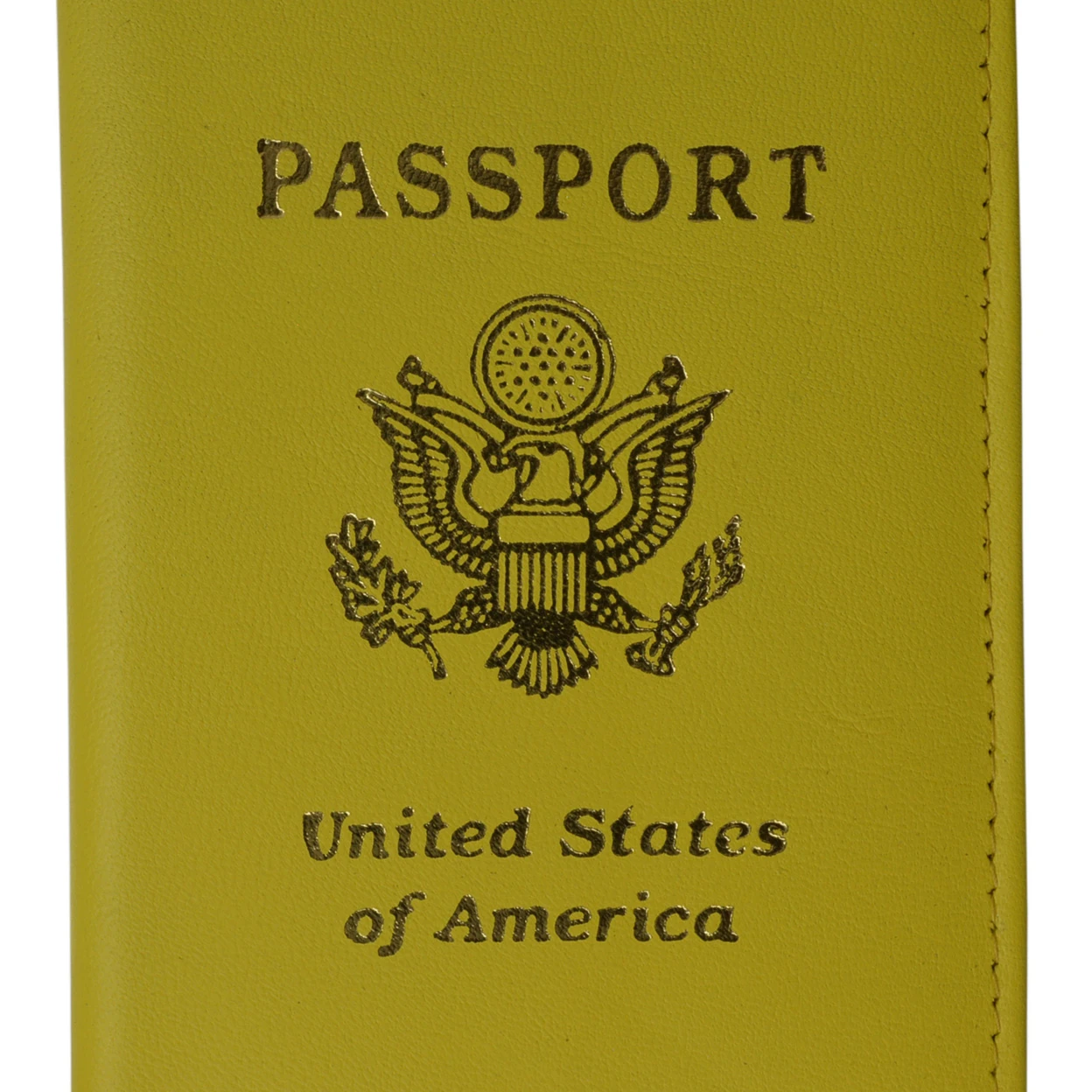 Genuine Leather USA Passport Wallet Holder Cover for Travel |