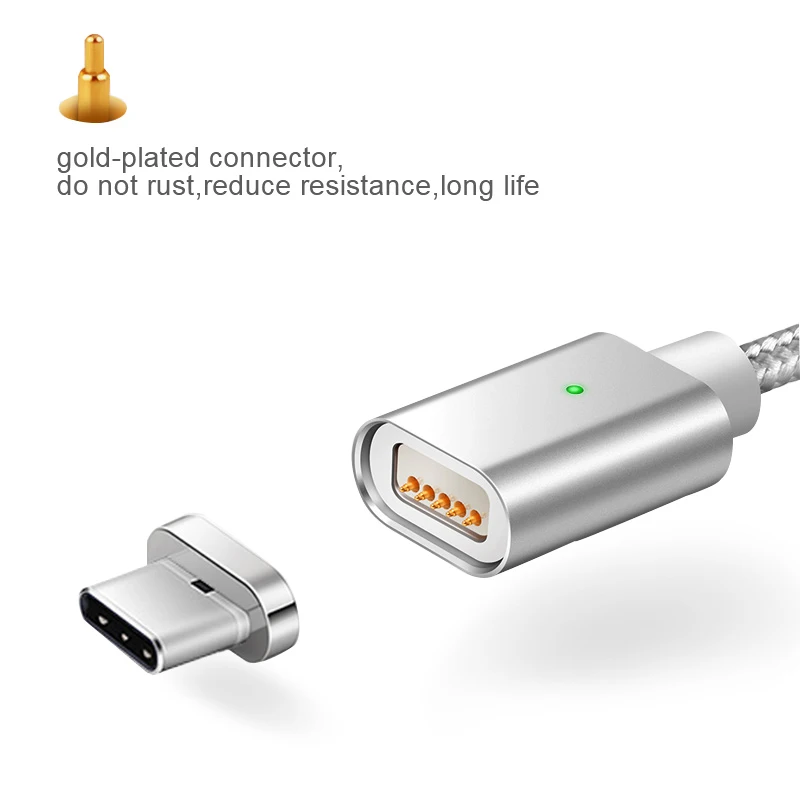 Sindvor Type C кабель USB 3 1 Магнитный нейлоновый для быстрой зарядки данных NEXUS 5X 6P Macbook LG