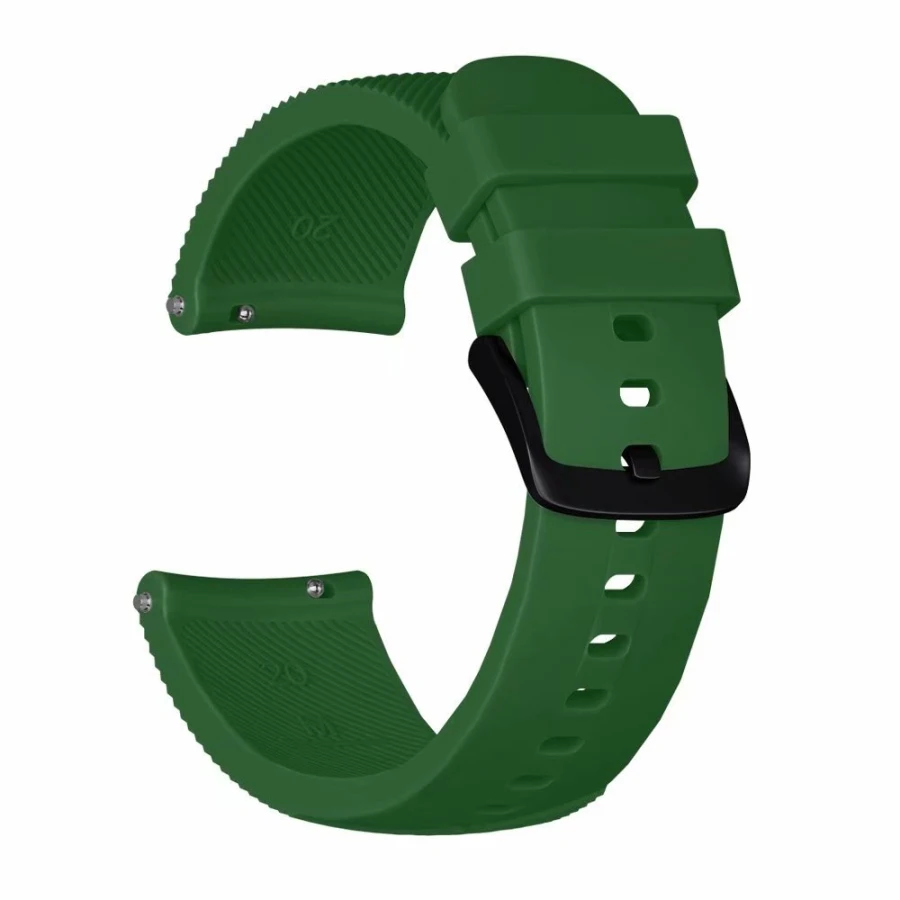 Ремешок резиновый для Samsung Gear Sport 20 мм мягкий силиконовый сменный Браслет
