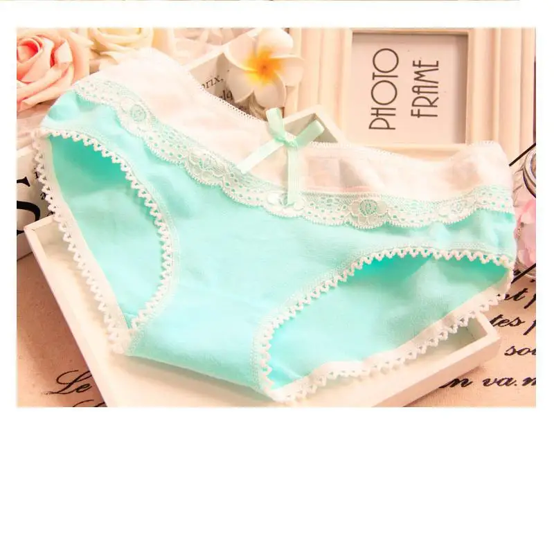 2 шт./партия женские трусы с заниженной талией и кружевом|girls underwear|panties wholesalepanties