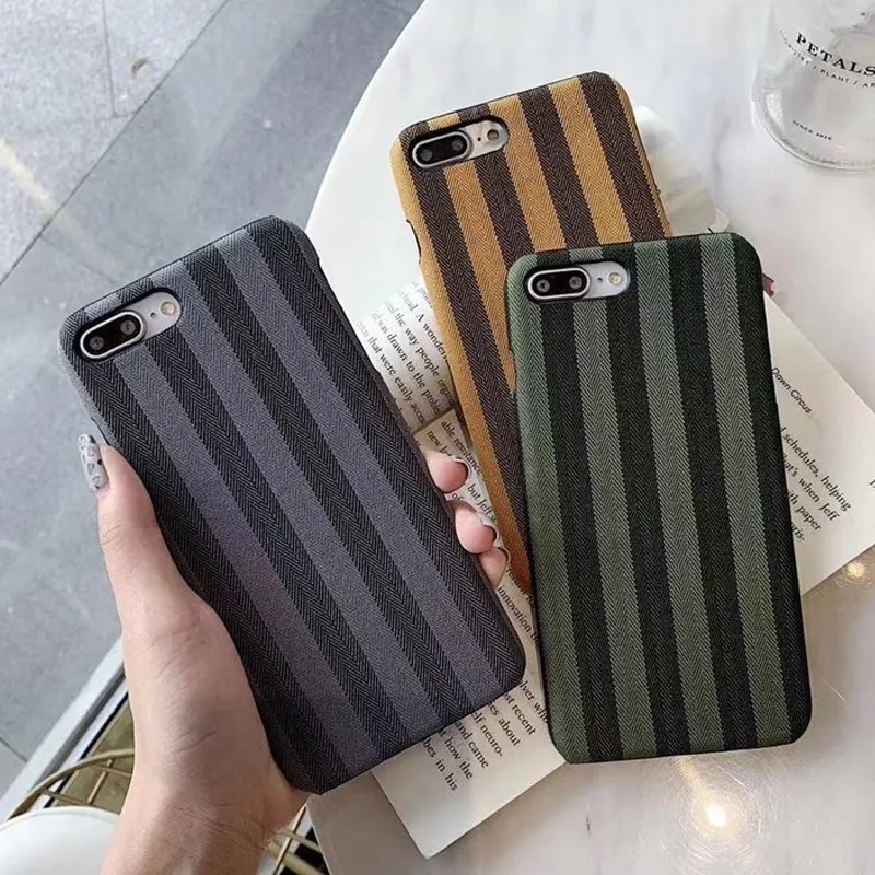 Тканевый чехол для iphone 6 6s 7 8 Plus чехлы мягкая силиконовая ткань текстиль X XS Max XR
