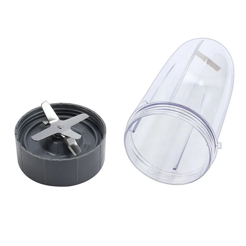 Proster 32 Oz Container Cup bottom with serrated smoothies blades lid for Nutribullet commercial Blender spare parts | Дом и сад