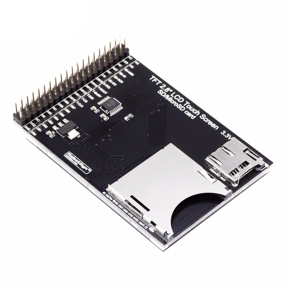 Модуль ЖК экрана RobotDyn Tft 2 8 дюйма 3 В с Sd и Microsd картой|ЦАП| |