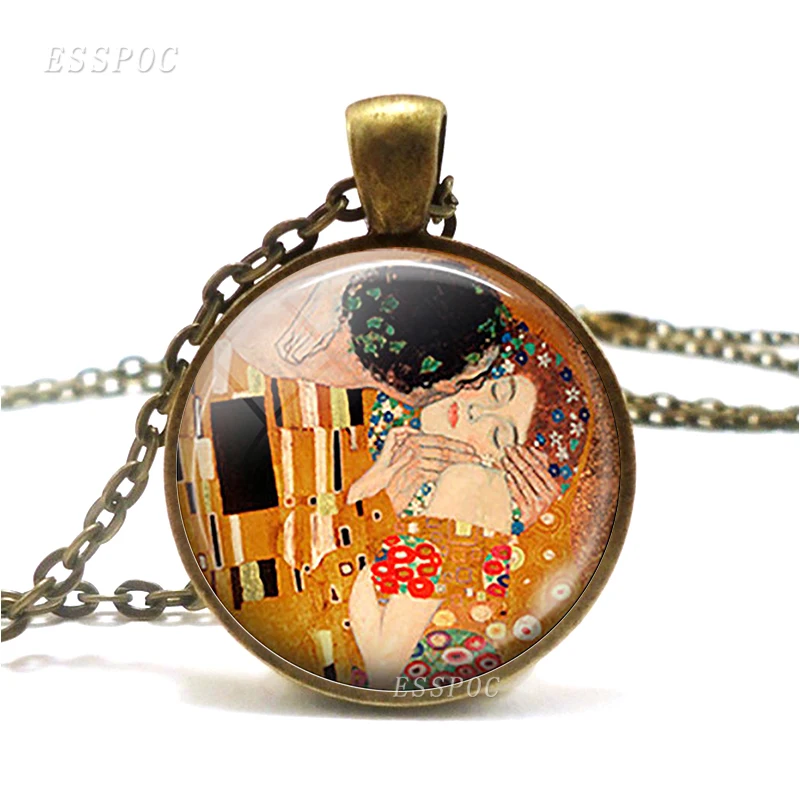 Ожерелье для матери и ребенка Klimt колье из искусственной бронзы женский подарок