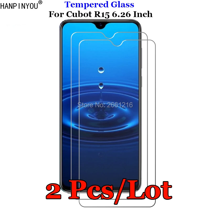 2 шт./лот для Cubot R15 жесткое закаленное стекло 9H 2.5D Премиум Защита экрана