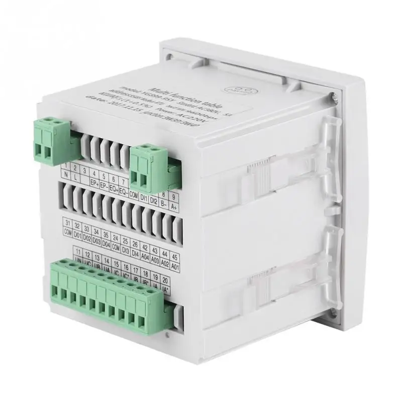 

Multifunction 3-Phase Electric Current Voltage Frequency Power Energy Meter V A Hz kWh RS485 Tool