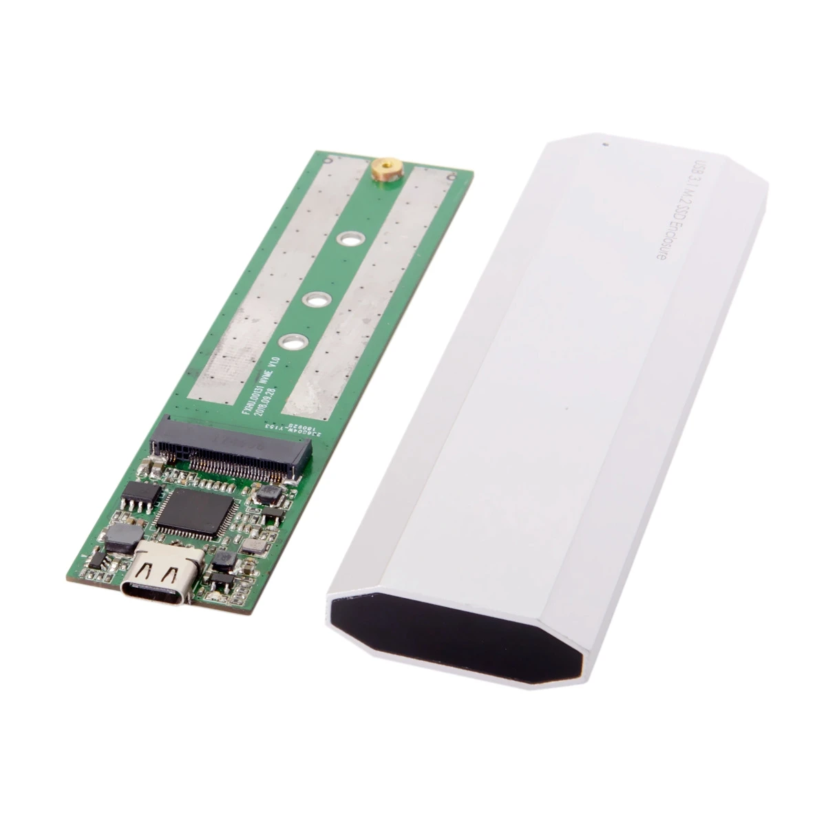 Nvme Pcie M.2 Ssd для Usb 3 1 type C Gen2 корпус Elecgear 10 Гбит/с внешний алюминиевый охлаждающий