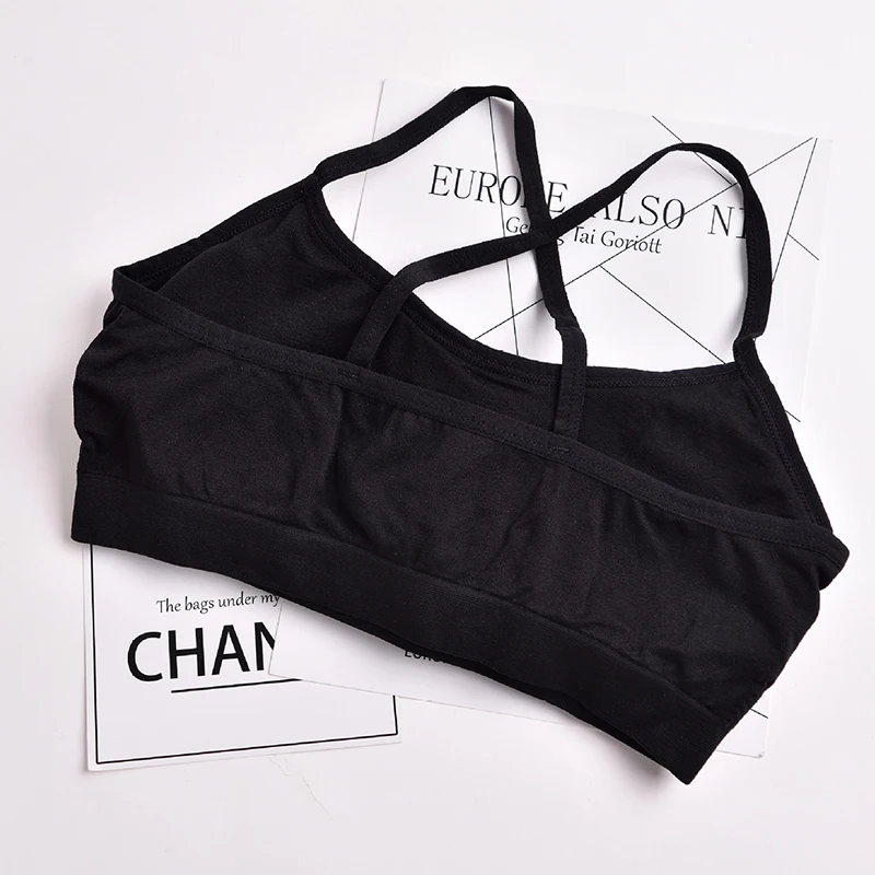 2019 summer new seamless piece of beauty back wrapped chest anti-lighting with pad sports tube top female | Женская одежда